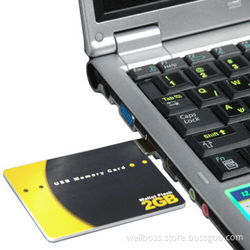 Credit Card-shaped Waterproof Promotional USB Flash Drive, Factory Price, Logo Can be Printed